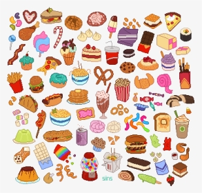 Clipart Food Collection - Cute Food Clipart, HD Png Download, Transparent PNG