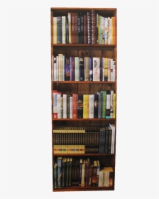 Clip Art Bookcase Background - Transparent Background Bookshelf Png, Png Download, Transparent PNG