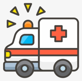 Transparent Ambulance Icon Png - Ambulance Emoji, Png Download, Transparent PNG
