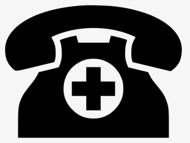 Phone Telephone Ambulance Svg - Telephone Call Icon Png, Transparent Png, Transparent PNG