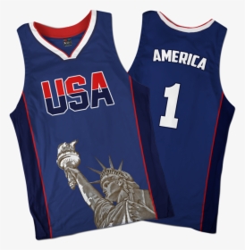America - Jersey Design Basketball Red, HD Png Download, Transparent PNG
