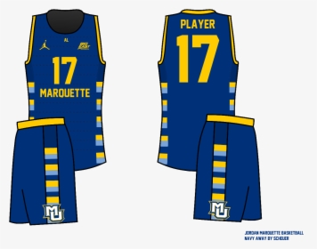 Marquette Basketball Jersey Design, HD Png Download, Transparent PNG