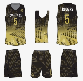 Rogers Beige White And Grey Basketball Uniforms, Jersey - Gold Basketball Jersey Design, HD Png Download, Transparent PNG