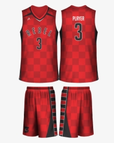 Basketball Jersey Red Design, HD Png Download, Transparent PNG