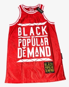 Black By Popular Demand® Red Unisex Basketball Jersey - Vest, HD Png Download, Transparent PNG