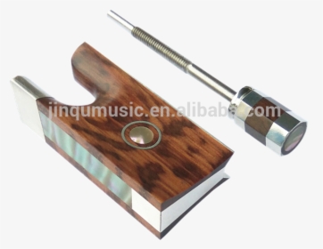 Excellent Violin Snakewood Bow Frog With Silver Mounted - Trowel, HD Png Download, Transparent PNG