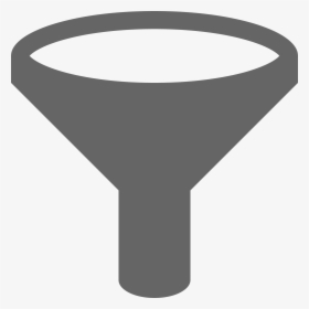 Funnel Gray Icon Transparent, HD Png Download, Transparent PNG