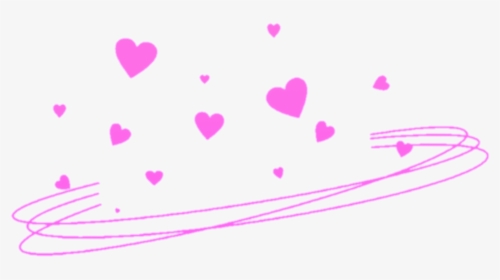 Ftestickers Hearts Heartcrown Halo Tumblr Pink Png - Blue Heart Crown Png, Transparent Png, Transparent PNG