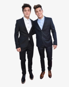Vector Clipart Psd Peoplepng - Grayson And Ethan Dolan 2015, Transparent Png, Transparent PNG