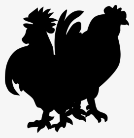 Hen And Rooster Clipart Png, Transparent Png, Transparent PNG