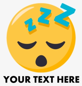 Sleepy Face Emoji Person Rectangular Canvas Pillow - Smiley, HD Png Download, Transparent PNG