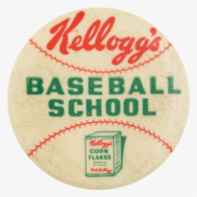 Kellogg S Baseball School School Button Museum - Food, HD Png Download, Transparent PNG