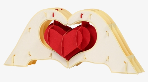 Heart With Hands Card, HD Png Download, Transparent PNG