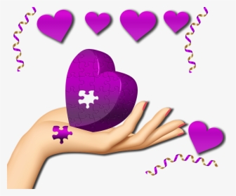 Hands, Hearts, Heart, Puzzle, Decoration, Background - Imágenes De Manos Con Corazones, HD Png Download, Transparent PNG