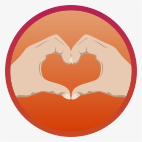 Hand Heart Emoji, HD Png Download, Transparent PNG