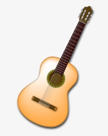 Spain Clipart Musical Instrument - Draw A Spanish Guitar, HD Png Download, Transparent PNG