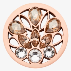 Nikki Lissoni Rose Gold Small Peacock S Tail Coin - Brooch, HD Png Download, Transparent PNG