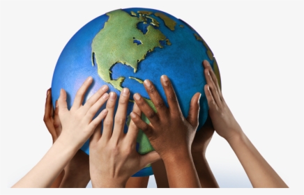 Transparent Save Earth Png - Hands Globe, Png Download, Transparent PNG