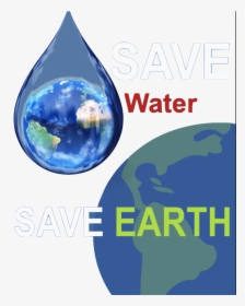 Save Water Save Earth Posters , Png Download - Save Water On Earth, Transparent Png, Transparent PNG