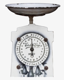 Horizontal, Kitchen Scale, Old Scale, Weigh, Weigh - Weighing Scale, HD Png Download, Transparent PNG