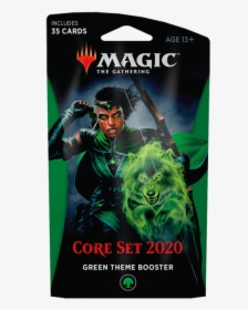 Mtg Booster Pack Themed - Magic The Gathering Core Set 2020 Theme Booster Green, HD Png Download, Transparent PNG