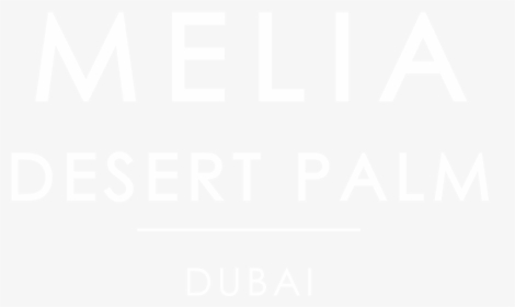 Clip Art Desert Chrome Font - Melia Desert Palm Dubai Logo, HD Png Download, Transparent PNG