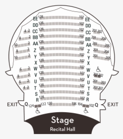 Recital Hall Is A 250-seat Space - Circle, HD Png Download, Transparent PNG