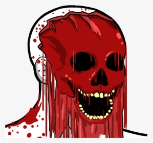 Transparent Pepe Head Png - Wojak Skull, Png Download, Transparent PNG