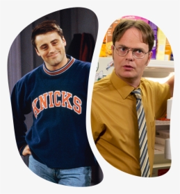 Joey From Friends And Dwight From The Office - Friends And The Office, HD Png Download, Transparent PNG