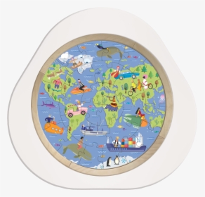 Mutable Around The World Puzzle - Circle, HD Png Download, Transparent PNG