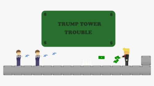 Trump Tower Trouble - All American Courier Llc, HD Png Download, Transparent PNG