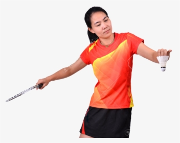 People Playing Badminton Png , Png Download - Transparent Badminton Players Png, Png Download, Transparent PNG