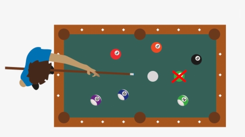People Playing Pool Png - Left Handed Pool, Transparent Png, Transparent PNG