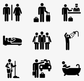 Pictograms Assortment Of Stick - People In Restaurant Icon, HD Png Download, Transparent PNG