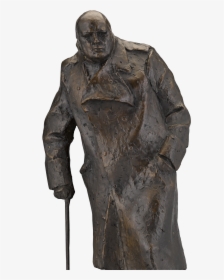 Sir Winston Churchill By Ivor Roberts-jones - Statue, HD Png Download, Transparent PNG