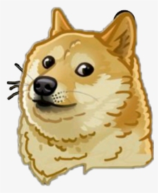 Doge Meme Dog Doggo Funny Sticker Momo Png Mlg Pets - Dog Meme Png, Transparent Png, Transparent PNG
