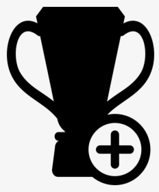 Football Championship Award With Plus Sign - Copa De Futbol Blanco Y Negro, HD Png Download, Transparent PNG