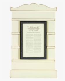 Family Proclamation Photoboard 23 X 36 - Picture Frame, HD Png Download, Transparent PNG