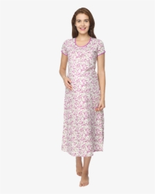 Orchid Printed Feeding - Nightwear, HD Png Download, Transparent PNG