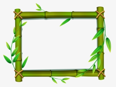 Jpg Black And - Bamboo Frames Clipart, HD Png Download, Transparent PNG
