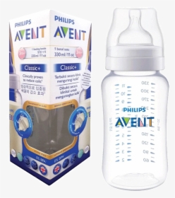 Philips Avent Baby Feeding Bottle Classic 330 Ml Scf456/17 - Avent, HD Png Download, Transparent PNG