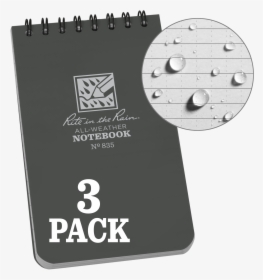 Rite In The Rain Weatherproof Top Spiral Notebook, - Notebook, HD Png Download, Transparent PNG