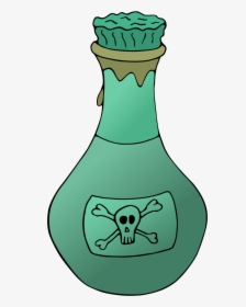 Clip Art Poison Bottle Clipart - Poison Bottle Clip Art, HD Png Download, Transparent PNG