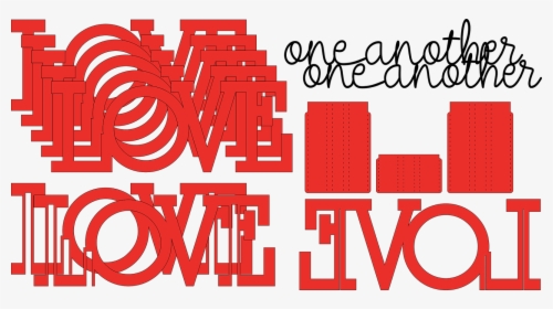 Layer The 5 Main Love Shapes, One By One, On Top Of - Graphic Design, HD Png Download, Transparent PNG