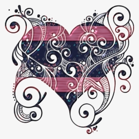 Heart Shape Sweetheart Flowers Romantic Free Photo - Free Vector And Heart Flourish Or Flourish Or Ornament, HD Png Download, Transparent PNG