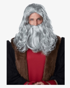 Renaissance Man Wig And Beard - Leonardo Da Vinci Beard, HD Png Download, Transparent PNG