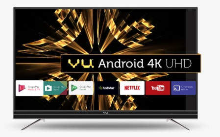 Vu Iconium 43 Inch Ultra Hd 4k Led Smart Tv, HD Png Download, Transparent PNG