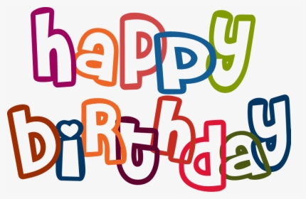 Transparent Happy Birthday Vector Png - Happy Birthday Clipart, Png Download, Transparent PNG