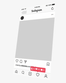 Instagram Page For Editing, HD Png Download, Transparent PNG