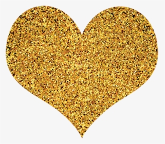 Thumbnail Icon Png - Glitter Heart Gold Png, Transparent Png, Transparent PNG